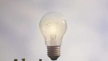 lightbulb w/ text "Aha!"