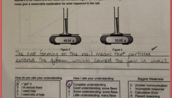 understanding boxes at the bottom of an assessment