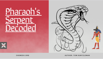 serpent with desert background and text: "Pharaoh's Serpent Decoded" - preview image 