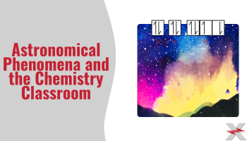Preview image of Connecting Light Emissions from Aurora and Other Astronomical Phenomena to Chemistry Courses with aurora image and electron configuration arrows
