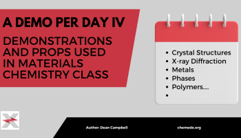 preview image with text:"A Demo A Day IV - Demonstrations and Props Used in Materials Chemistry Class"