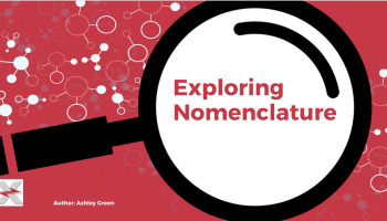 preview image: title "Exploring Nomenclature" inside magnifying glass