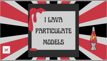 I Lava Particulate Models preview image with red blob dripping around title and a lava lamp