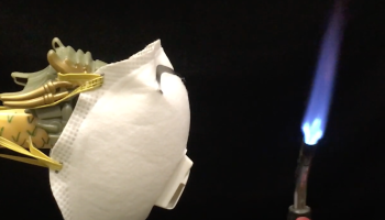 Lycopodium Powder demo set up 