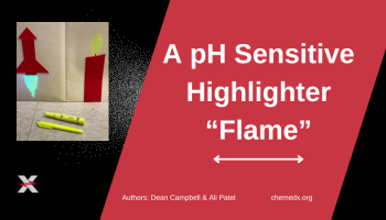 A pH Sensitive Highlighter Flame preview image with image of rocket and candle flames