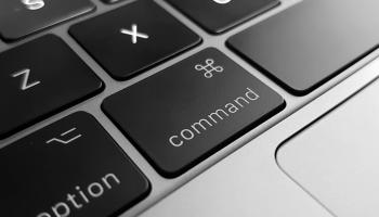 option and command keys on computer keyboard