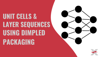 text: Unit Cells and Layer Sequences using Dimpled Packaging