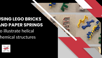 Using LEGO bricks and paper springs to illustrate helical chemical structures preview image