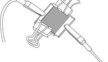 solar cell with clips