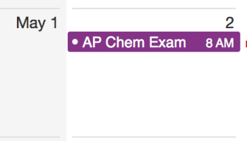 ap exam date May 2
