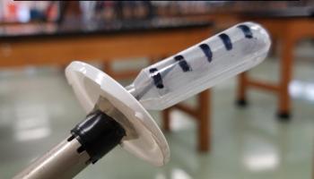 disposable pipet rocket on a piezo lighter