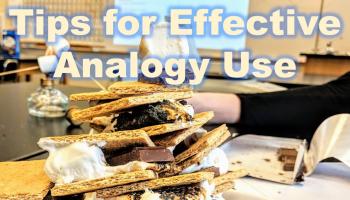 Smores with text "Tips for Effective Analogy Use"