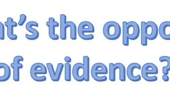 opposite evidence