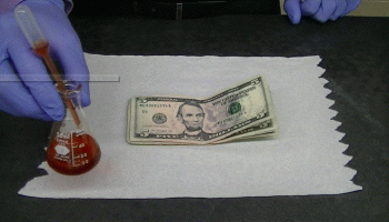 Detecting cocaine on money