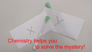 Chemistry helps you to solve the mystery!
