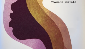 Women Untold documentary poster design includes profile of a woman