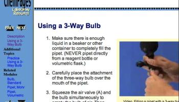 Screen from ChemPages Laboratory