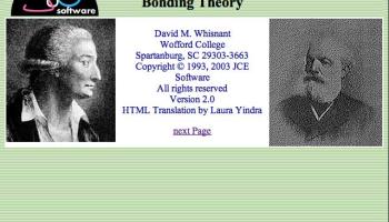 Opening screen from The Evolution of Bond theory