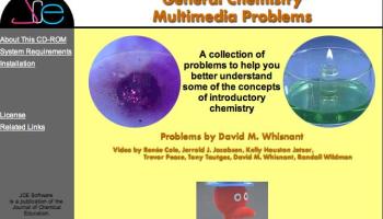 Opening screen from General Chemistry Multimedia Problems