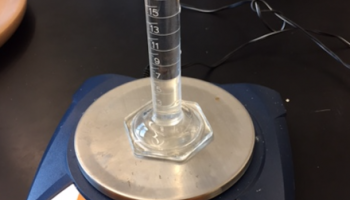 measuring volume and mass of water