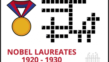 Nobel Prize Crossword Puzzle 1920 - 1930 preview image