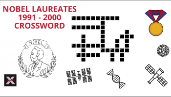 Nobel Prize 1991-2000 crossword puzzle preview image