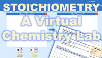 text: STOICHIOMETRY -  A Virtual Chemistry Lab