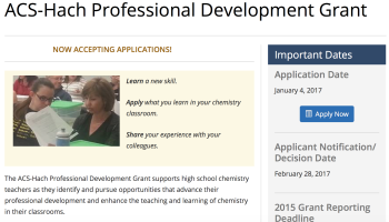 Hach Professional Development Grant