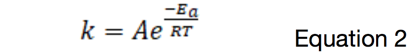 Equation 2 solving for k