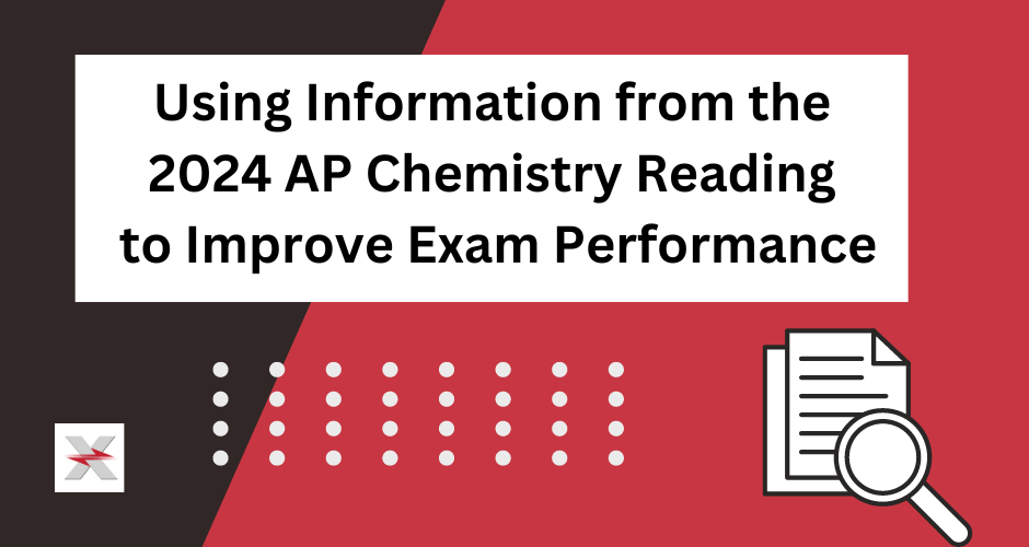 Using Information from the 2024 AP Chemistry Reading to Improve Exam Performance  preview image with magnifying glass over exam outline