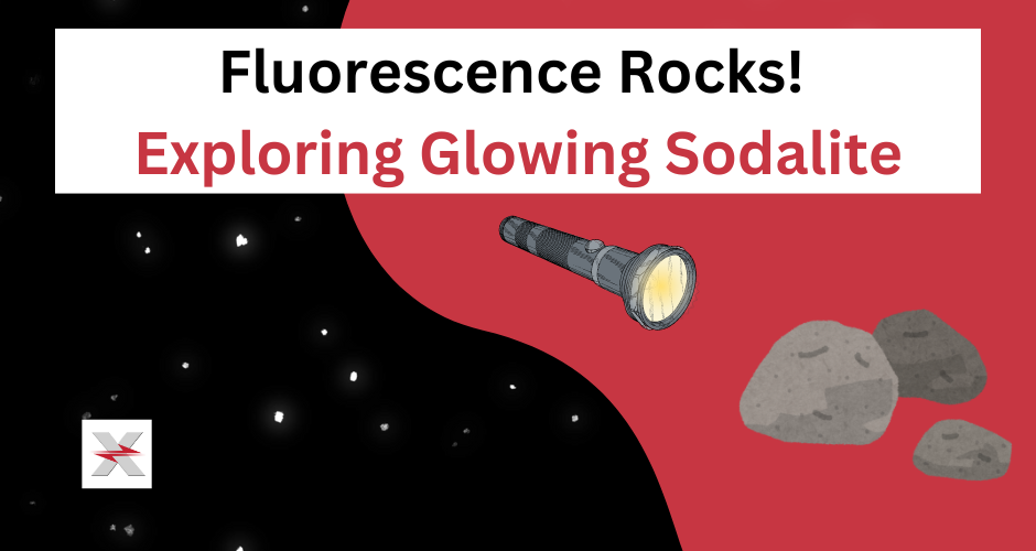 Fluorescence Rocks! Exploring Glowing Sodalite preview image with rocks and flashlight 