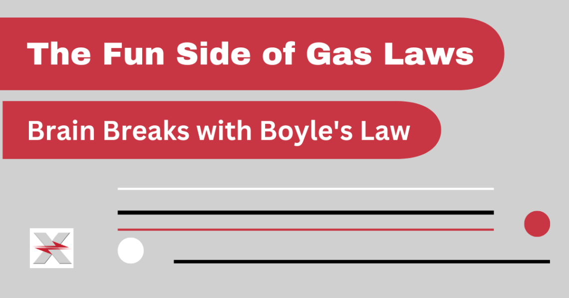 The Fun Side of Gas Laws: Brain Breaks with Boyle's Law preview image with lines and dots