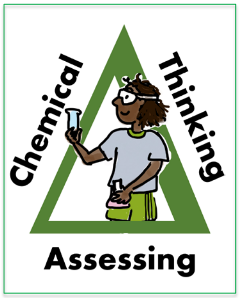 ACCT logo student inside triangle of text: Chemical Thinking Assessment