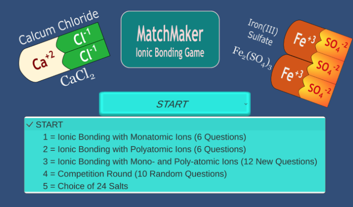 screenshot of MatchMaker Bonding Game from AACT