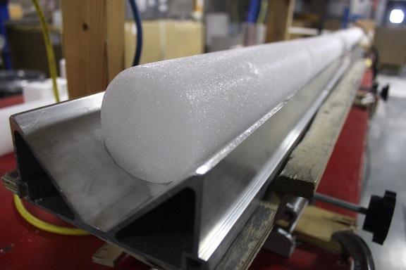 a photograph of an ice core