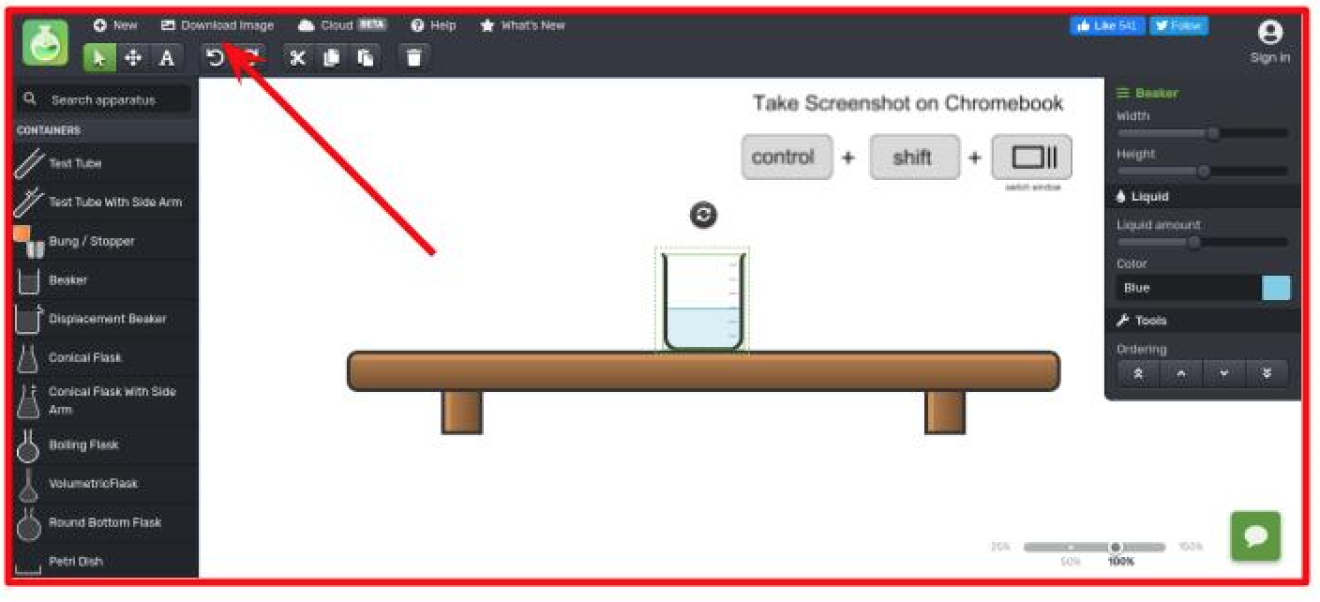 shows how to download Chemix image