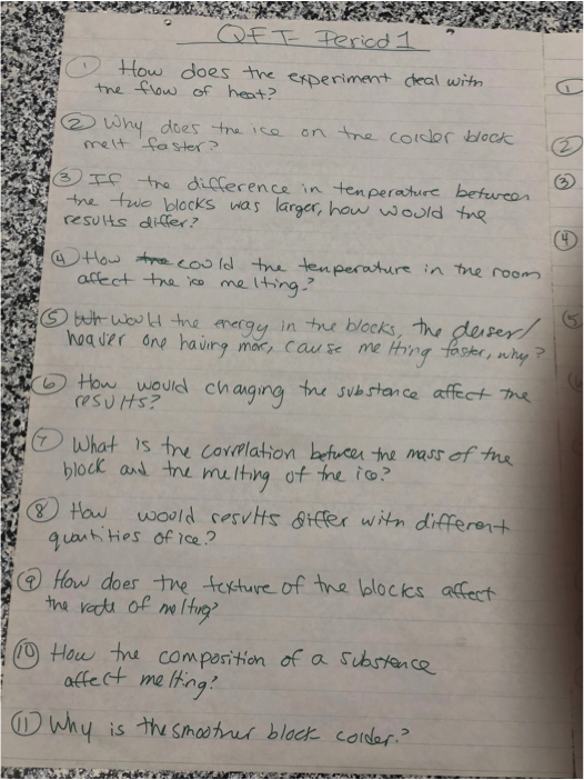 list of group questions