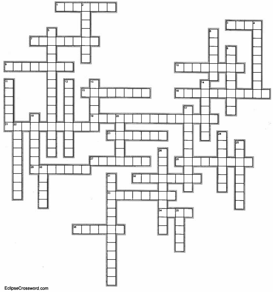 Nobel Prize 1941-1950 crossword puzzle template with no answers