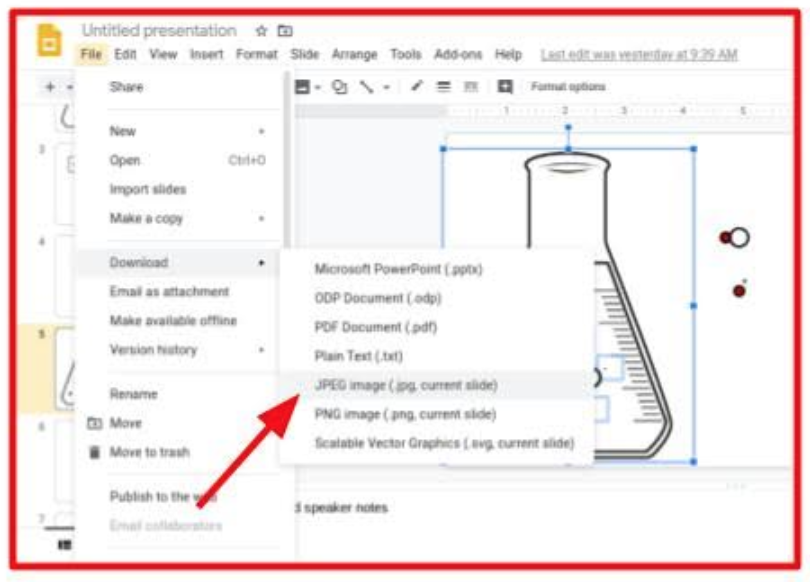 shows how to save the diagram in the Chemix program